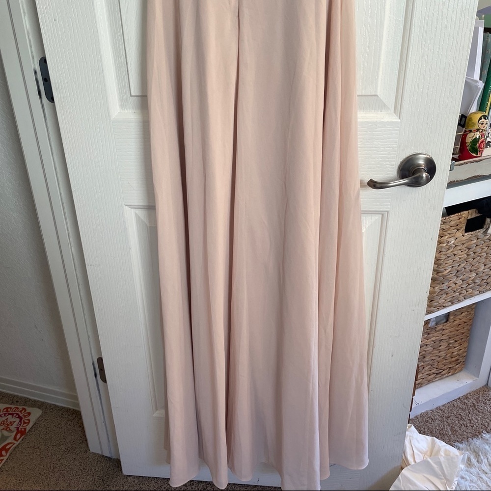 𝅺nwt Anthropologie BHDLN Capulet Neutral Dress women size XS champagne party - Picture 11 of 13